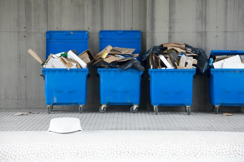 Efficient office clearance team at work in Kensington