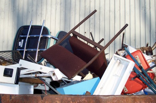 Various types of business waste materials